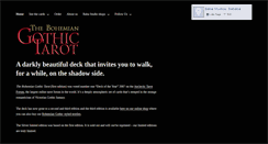 Desktop Screenshot of bohemiangothic.com
